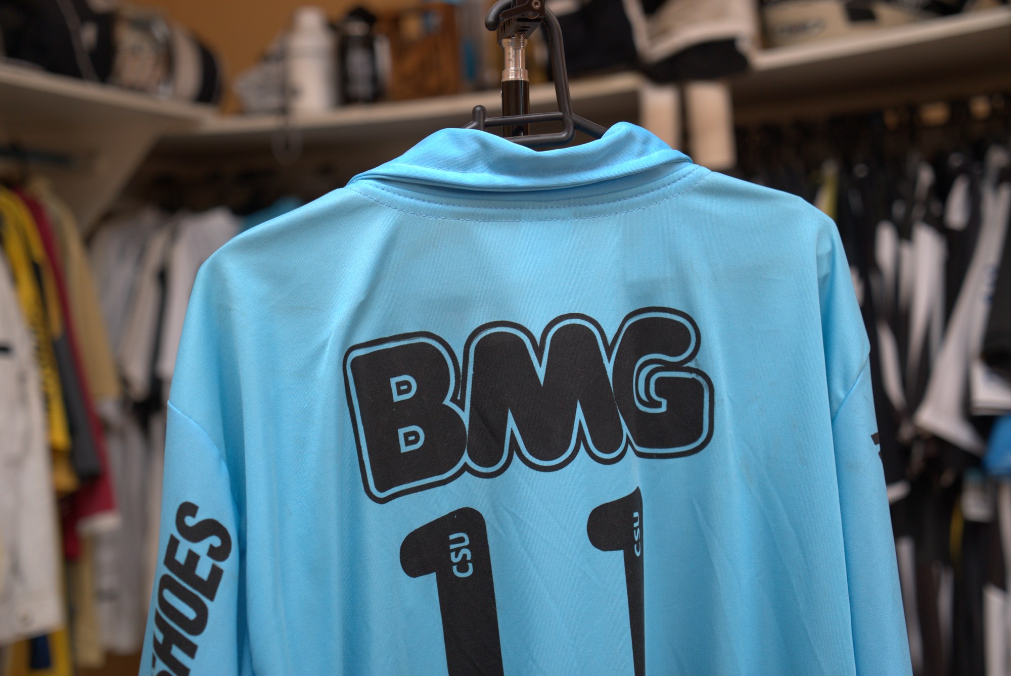 Camisa Santos FC Azul Celeste #11 — Detalhe Costas